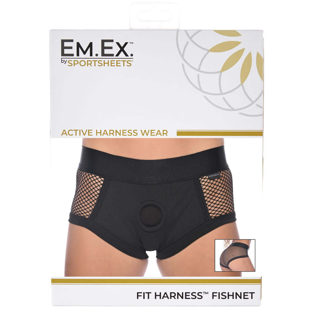 Em.Ex. Fit Harness Fishnet Medium | 646709662172 | Discreet Personal Wellness