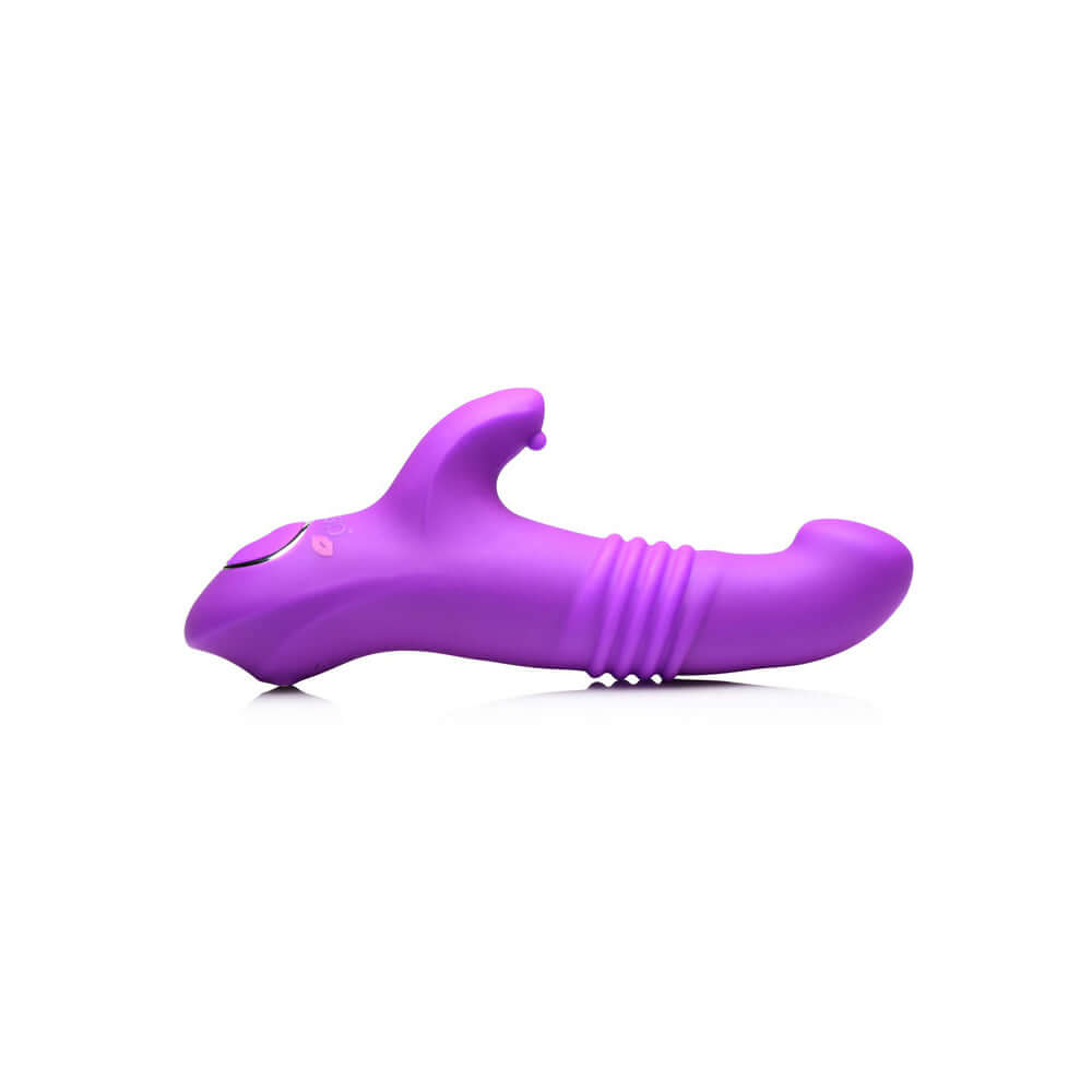 Gossip Blasters 7X Thrusting Silicone Rabbit Vibrator Violet | 653078943597 | Discreet Personal Wellness