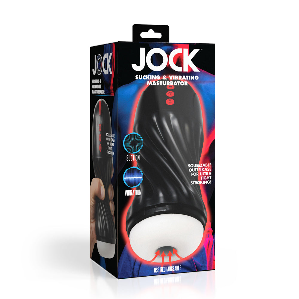Jock Sucking & Vibrating Masturbator | 653078944235 | Discreet Personal Wellness