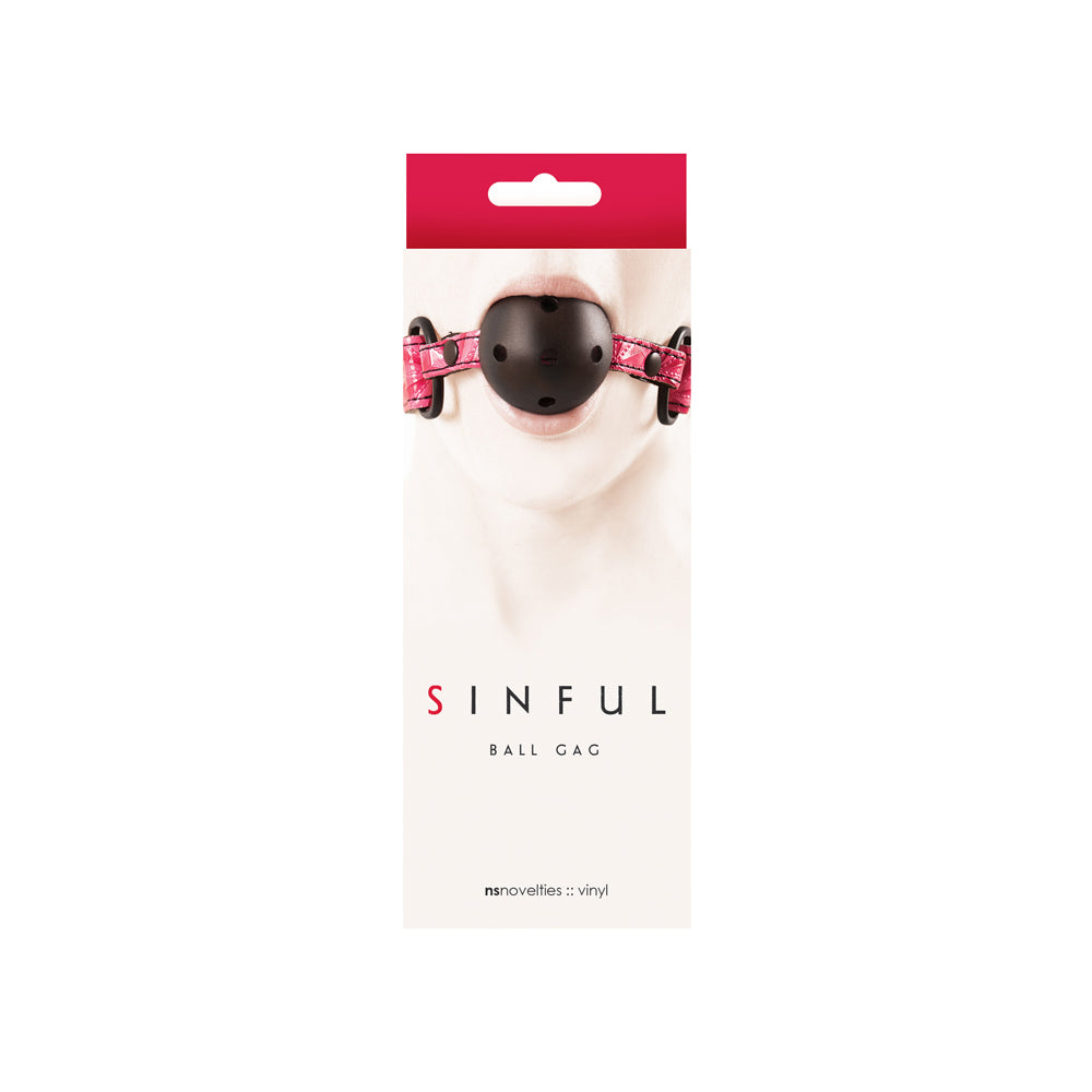 Sinful - Ball Gag | 657447091650 | Discreet Personal Wellness
