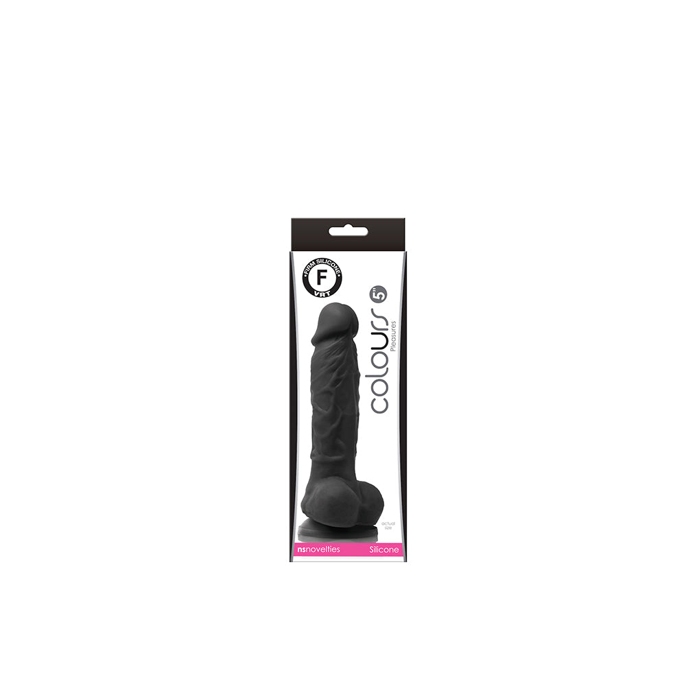 Colours Pleasure 5" - Black | 657447091995 | Discreet Personal Wellness