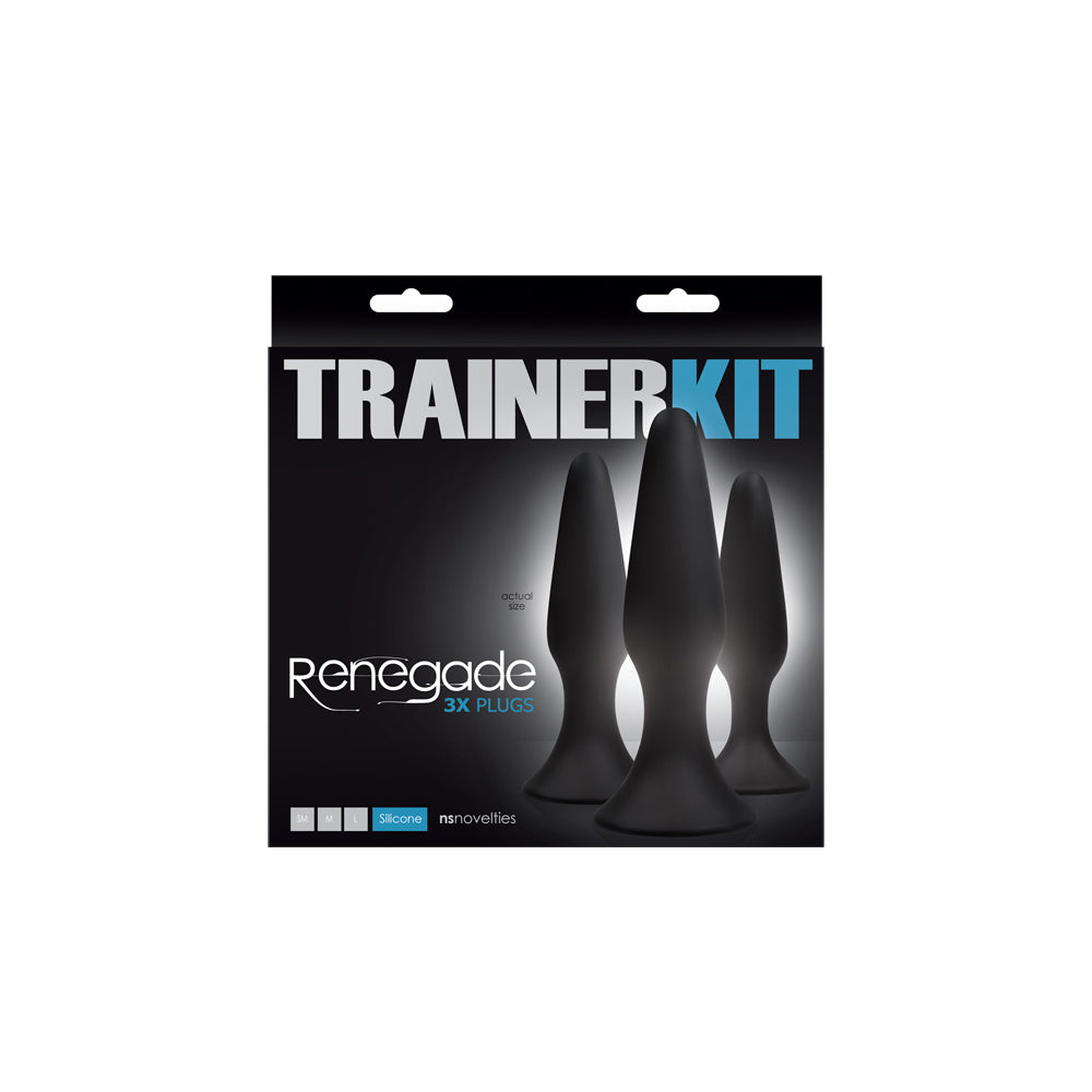 Renegade - Sliders 3Pc Kit - Black | 657447094194 | Discreet Personal Wellness