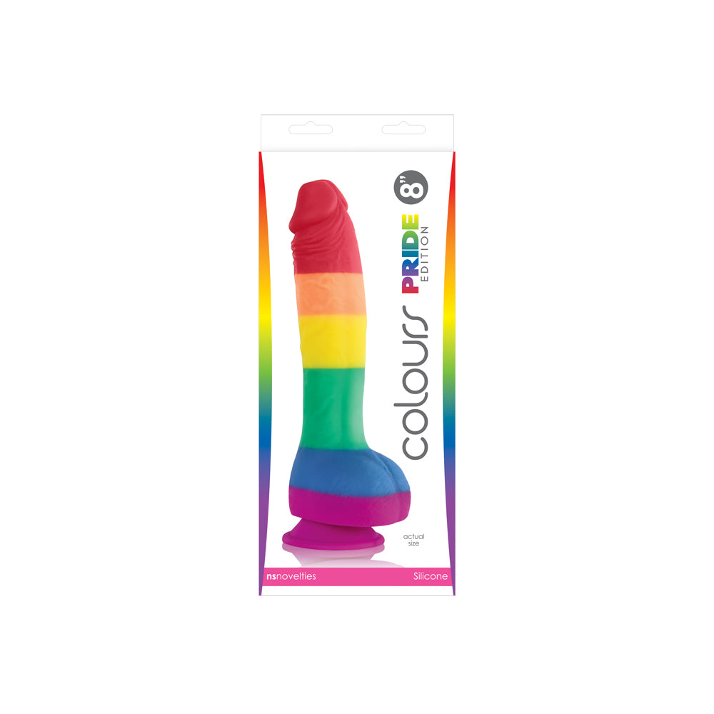 Colours Pride Edition 8" Penis | 657447097188 | Discreet Personal Wellness