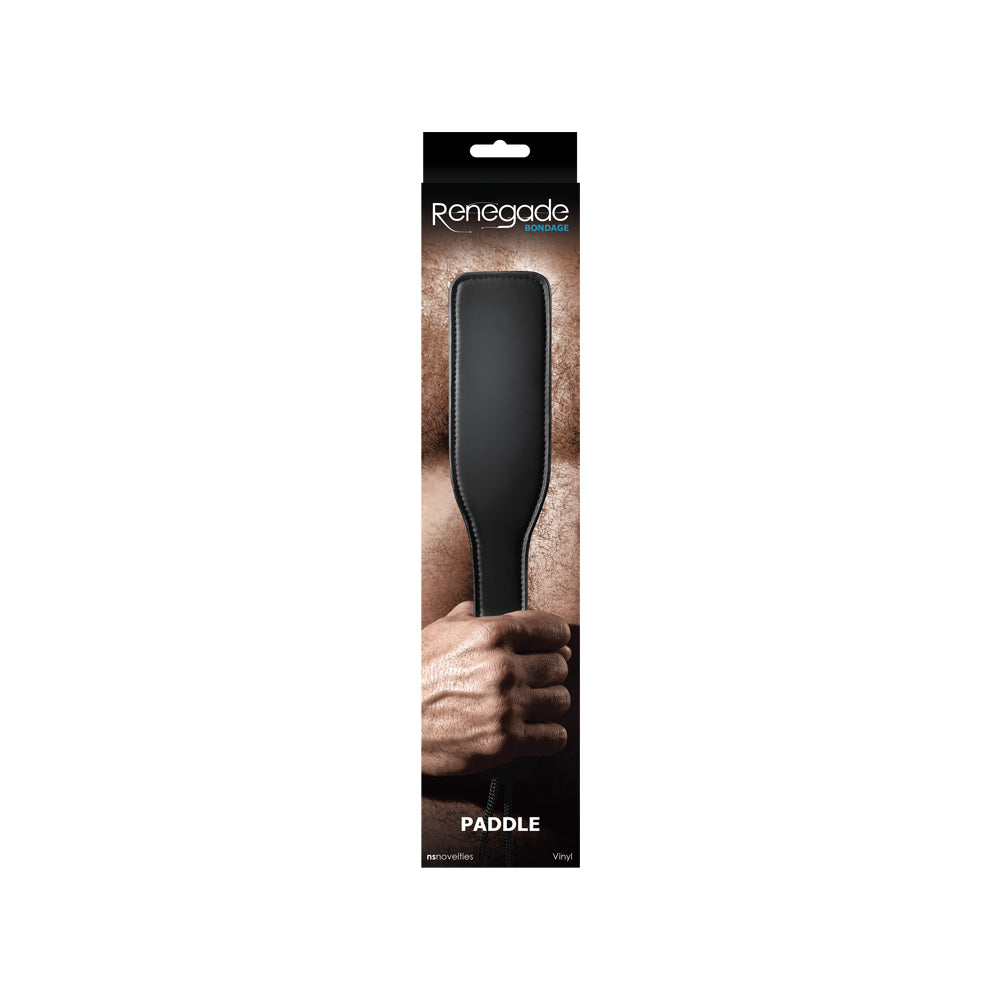 Renegade Bondage Paddle Black | 657447097751 | Discreet Personal Wellness