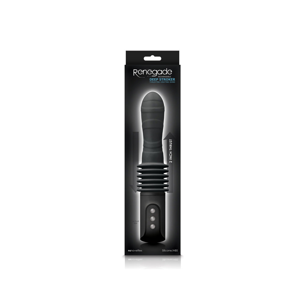 Renegade Deep Stroker Black | 657447101809 | Discreet Personal Wellness