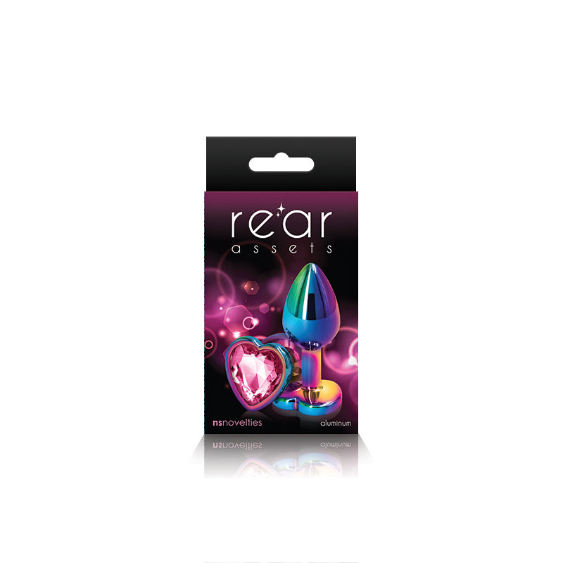 Rear Assets Mulitcolor Heart Small Pink | 657447103070 | Discreet Personal Wellness