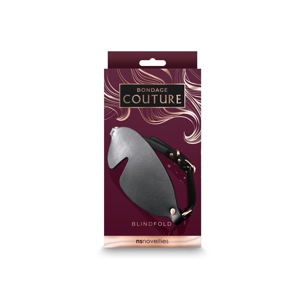 Bondage Couture Blind Fold Black | 657447104541 | Discreet Personal Wellness