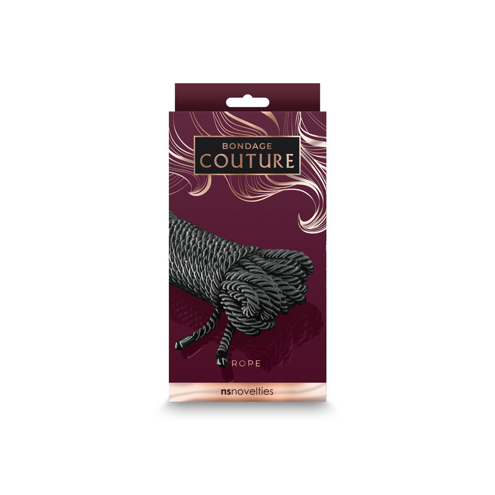 Bondage Couture Rope Black | 657447104640 | Discreet Personal Wellness