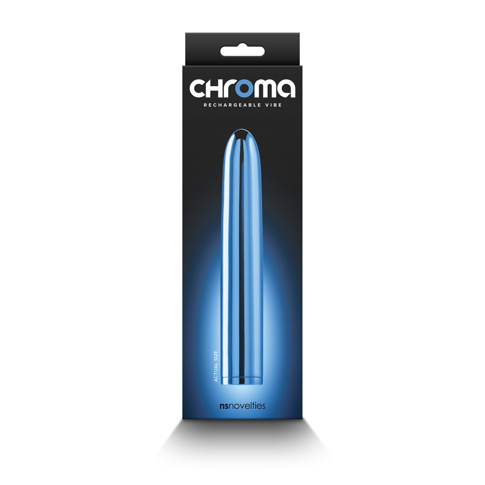 Chroma 7" Vibe Blue | 657447105821 | Discreet Personal Wellness