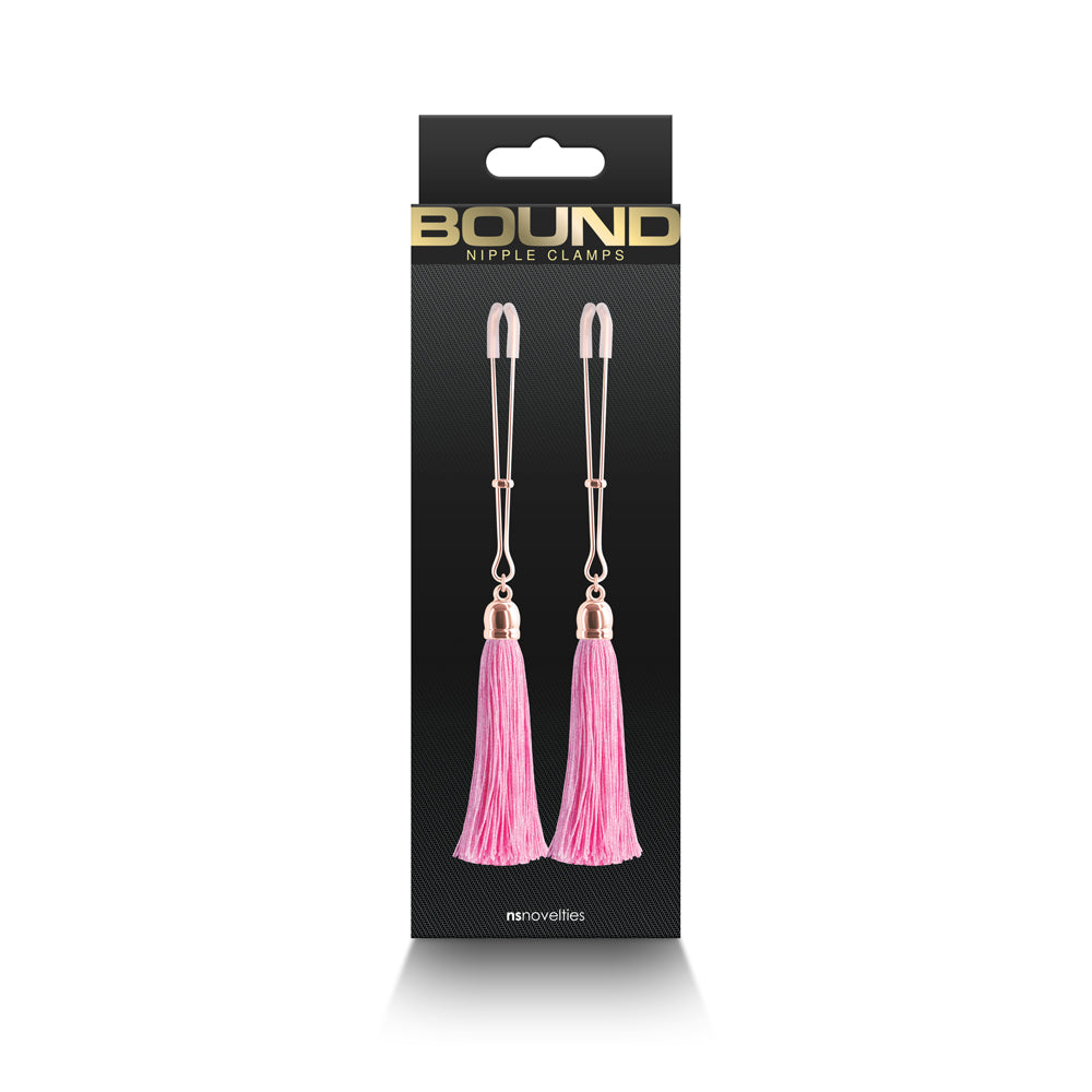 Bound Nipple Clamps T1 Pink | 657447106859 | Discreet Personal Wellness