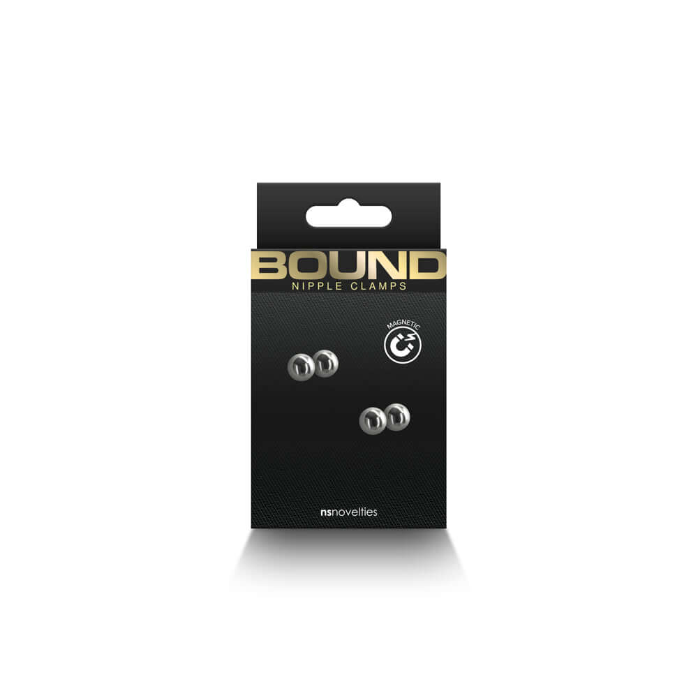 Bound Nipple Clamps M1 Gunmetal | 657447107023 | Discreet Personal Wellness