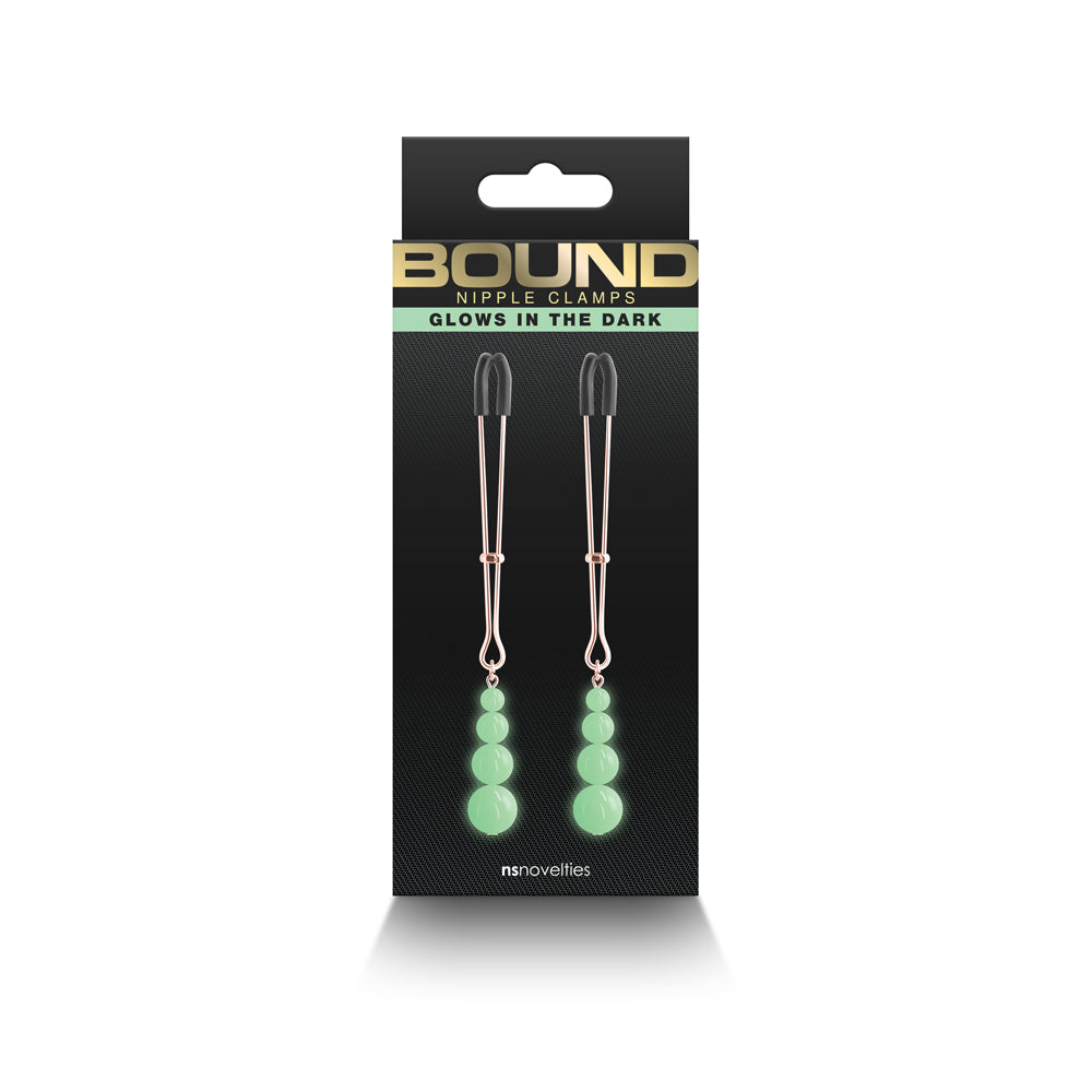 Bound Nipple Clamps G2 Rose Gold | 657447107207 | Discreet Personal Wellness