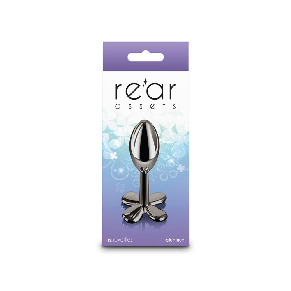 Rear Assets Clover Gunmetal | 657447108358 | Discreet Personal Wellness