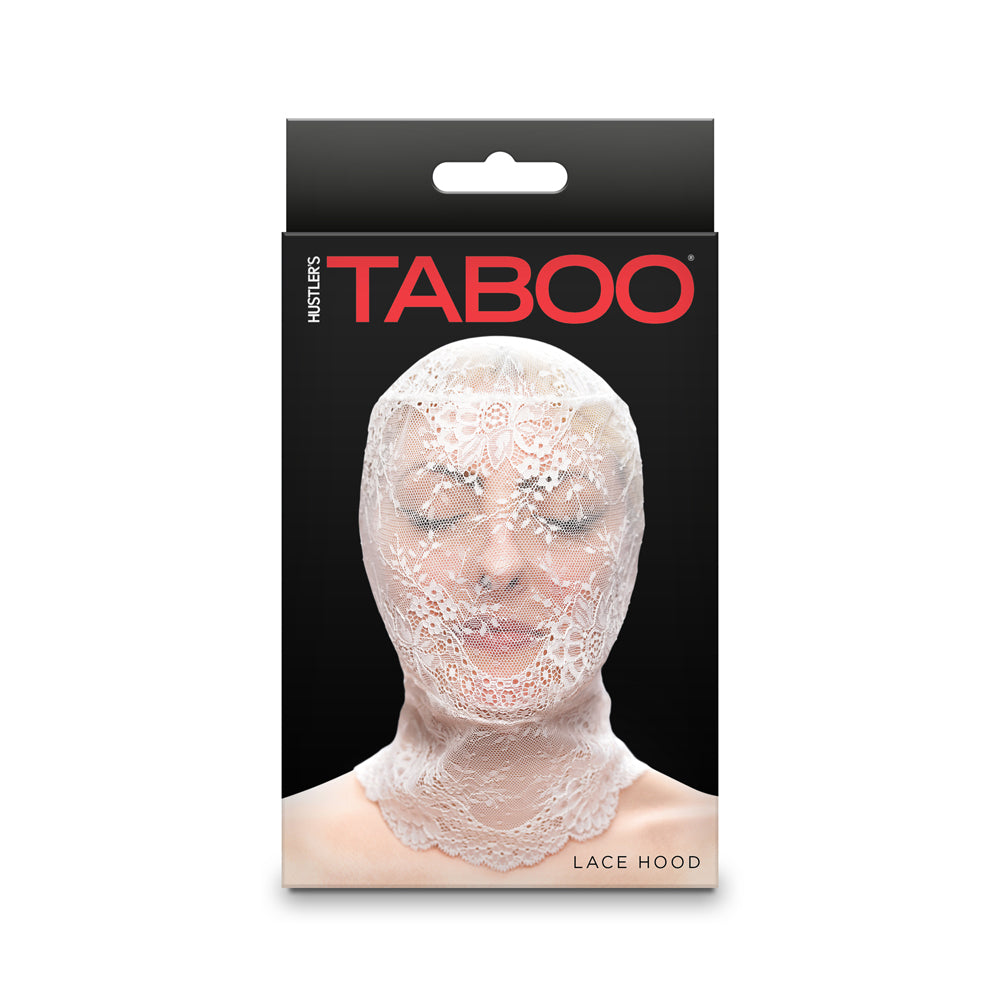 Hustler's Taboo Lace Hood White | 657447108518 | Discreet Personal Wellness