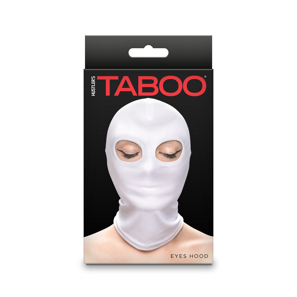 Hustler's Taboo Eyes Hood White | 657447108570 | Discreet Personal Wellness