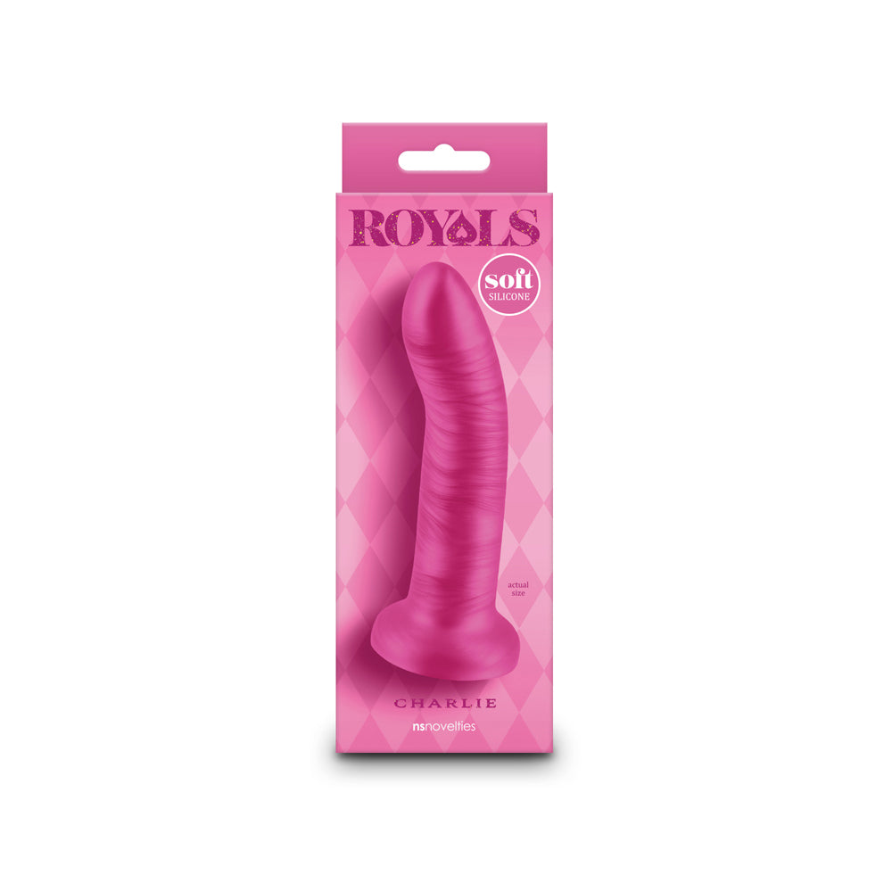 Royals 5" Charlie Metallic Pink | 657447109157 | Discreet Personal Wellness