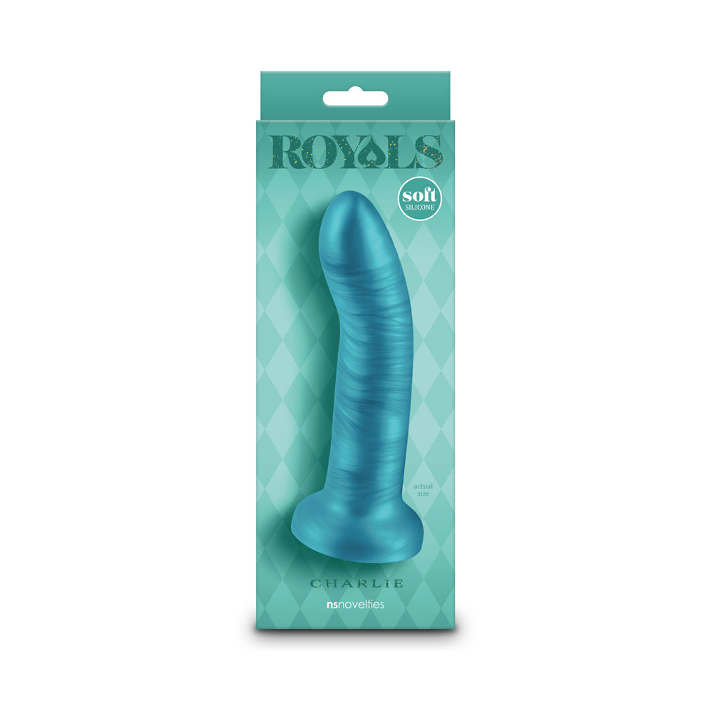Royals 6" Charlie Metallic Teal | 657447109164 | Discreet Personal Wellness