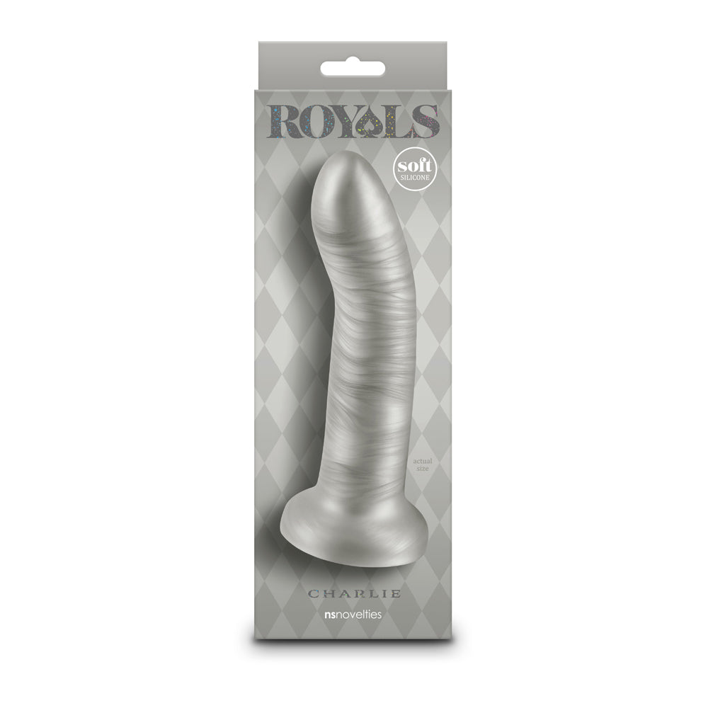 Royals 7" Charlie Metallic Champagne | 657447109171 | Discreet Personal Wellness