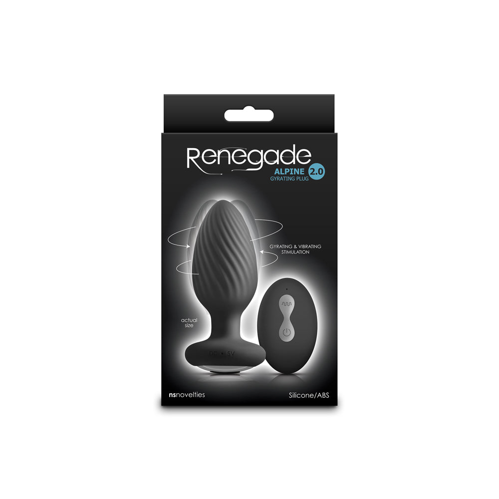 Renegade Alpine 2.0 Black | 657447109492 | Discreet Personal Wellness