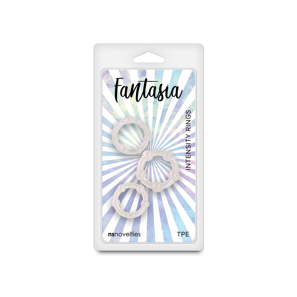 Fantasia Intensity Rings Pearl | 657447110535 | Discreet Personal Wellness