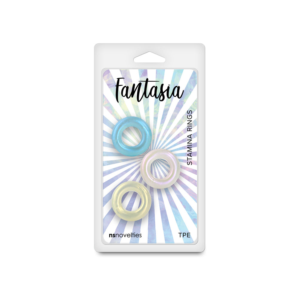 Fantasia Stamina Rings Multicolor | 657447110542 | Discreet Personal Wellness