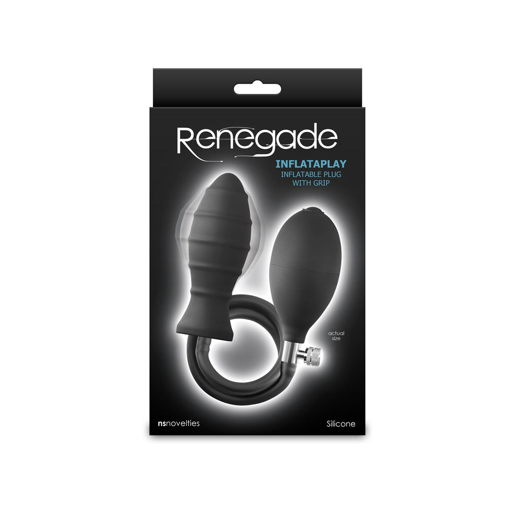 Renegade Inflataplay Black | 657447110887 | Discreet Personal Wellness