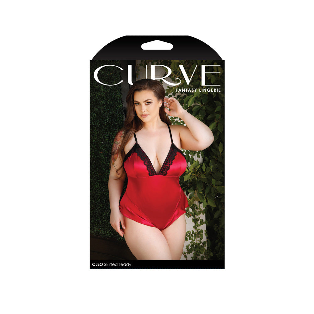 Cleo Skirted Teddy 3X/4X | 657447300813 | Discreet Personal Wellness