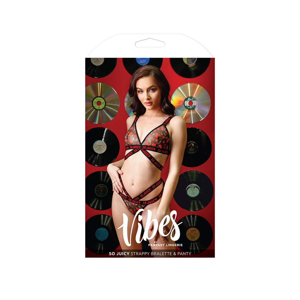So Juicy Strappy Bralette & Panty M/L | 657447306013 | Discreet Personal Wellness