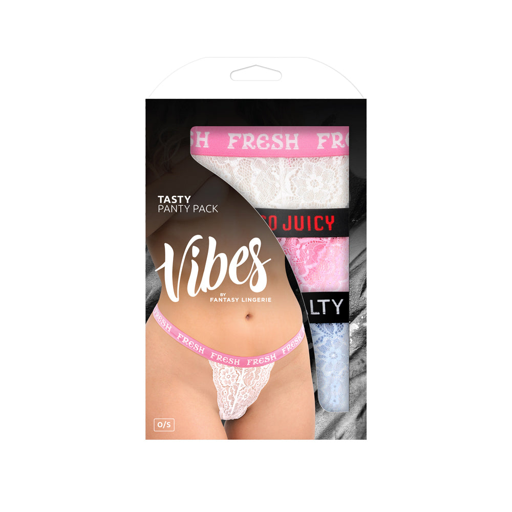 Tasty Vibes Panty Pack One Size | 657447306228 | Discreet Personal Wellness