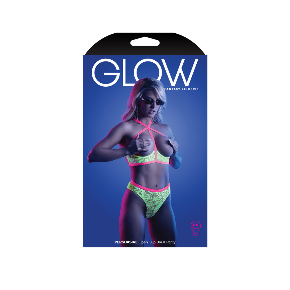 Persuasive Open Cup Bra & Panty S/M | 657447311642 | Discreet Personal Wellness