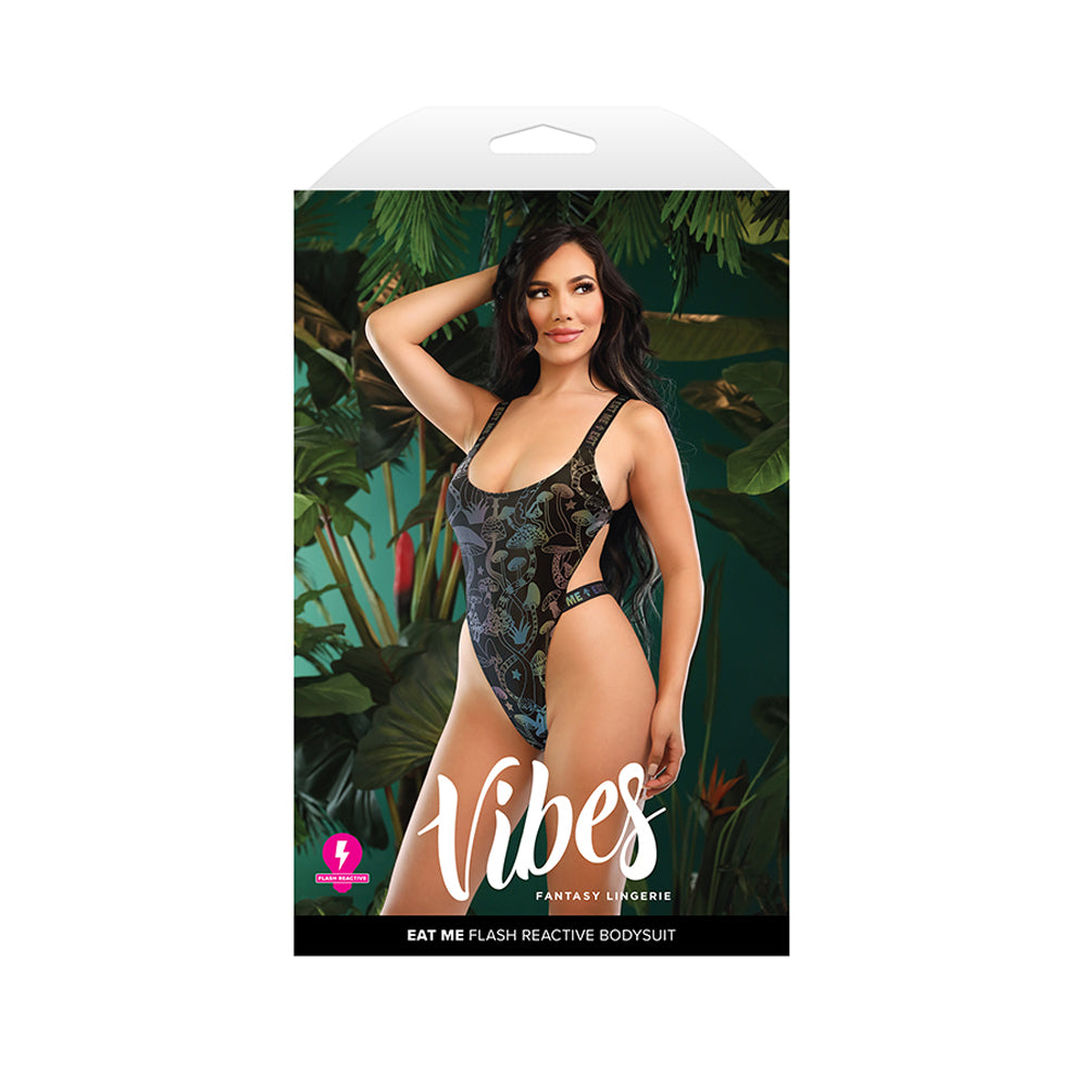 Eat Me Flash Reactive Bodysuit S/M | 657447316050 | Discreet Personal Wellness