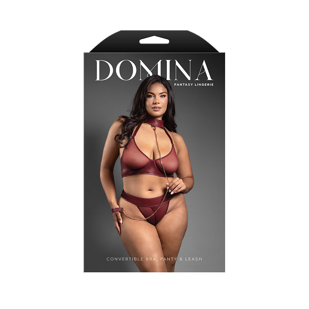 Convertible Bra, Panty & Leash Queen Size | 657447320835 | Discreet Personal Wellness
