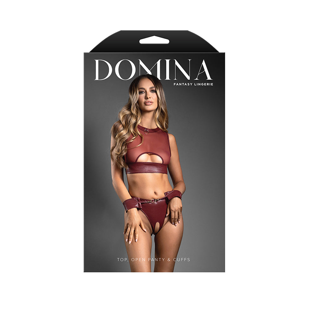 Top, Open Panty & Cuffs L/Xl | 657447320866 | Discreet Personal Wellness