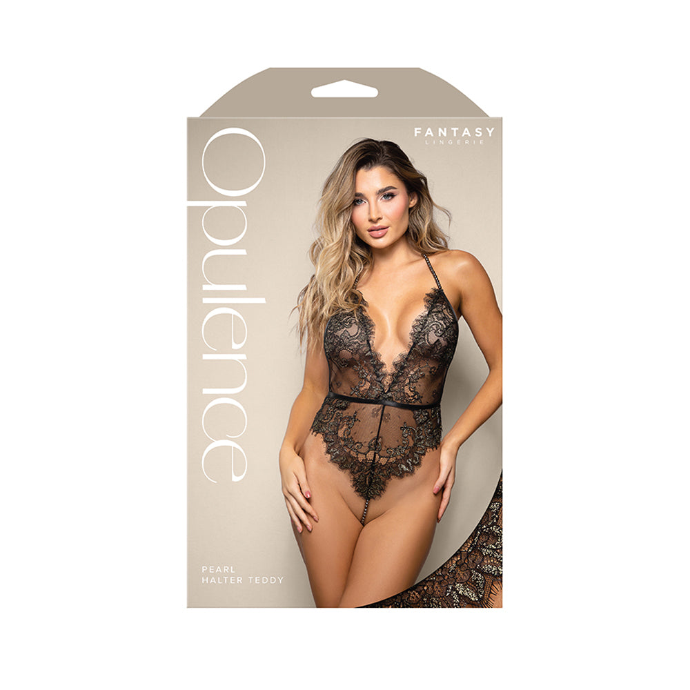 Pearl Halter Teddy M/L | 657447321955 | Discreet Personal Wellness