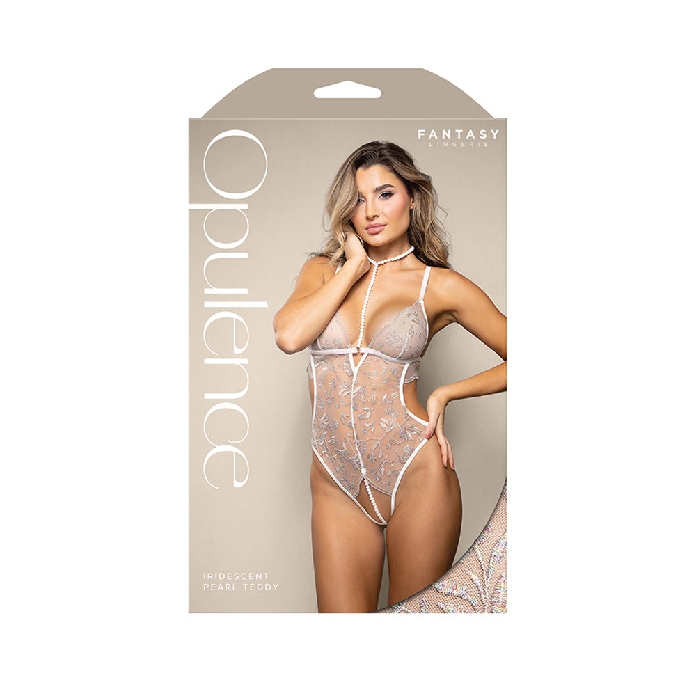 Iridescent Pearl Teddy L/Xl | 657447322129 | Discreet Personal Wellness
