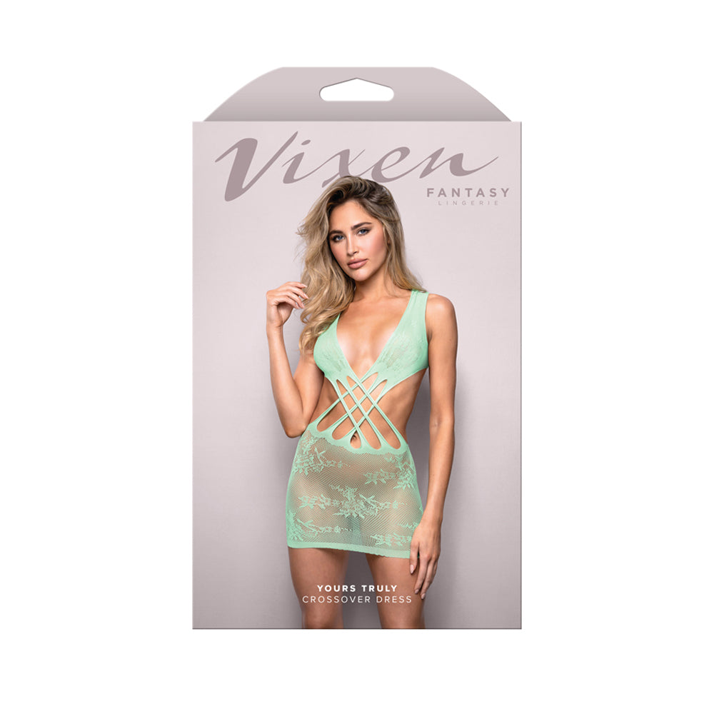 Yours Truly Crossover Dress One Size | 657447323089 | Discreet Personal Wellness
