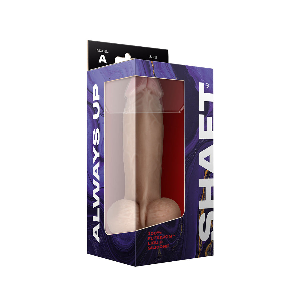 Model A 8.5" Liquid Silicone Penis W/Balls Pine | 663546903800 | Discreet Personal Wellness