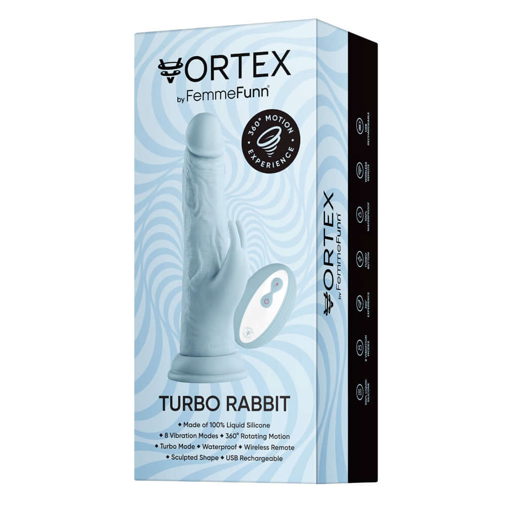Wireless Turbo Rabbit Light Blue | 663546904197 | Discreet Personal Wellness