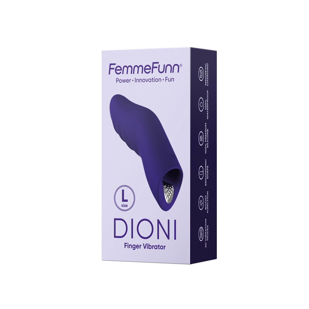 Dioni Large Dark Purple | 663546904463 | Discreet Personal Wellness
