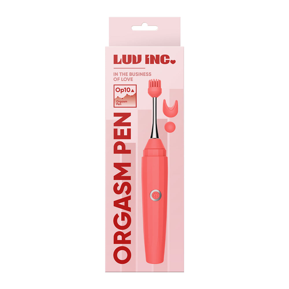 Op10: Orgasm Pen Coral | 663546905163 | Discreet Personal Wellness