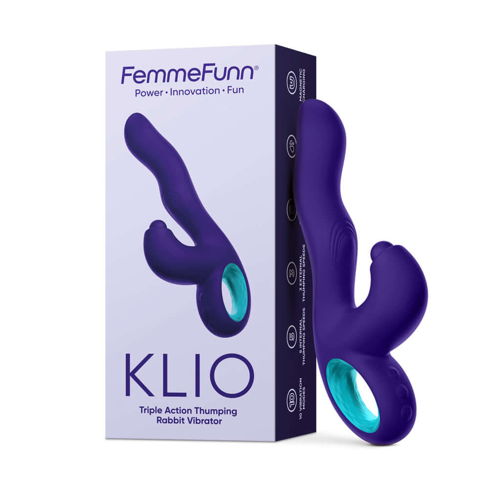 Femmefunn Klio Dark Purple | 663546906351 | Discreet Personal Wellness
