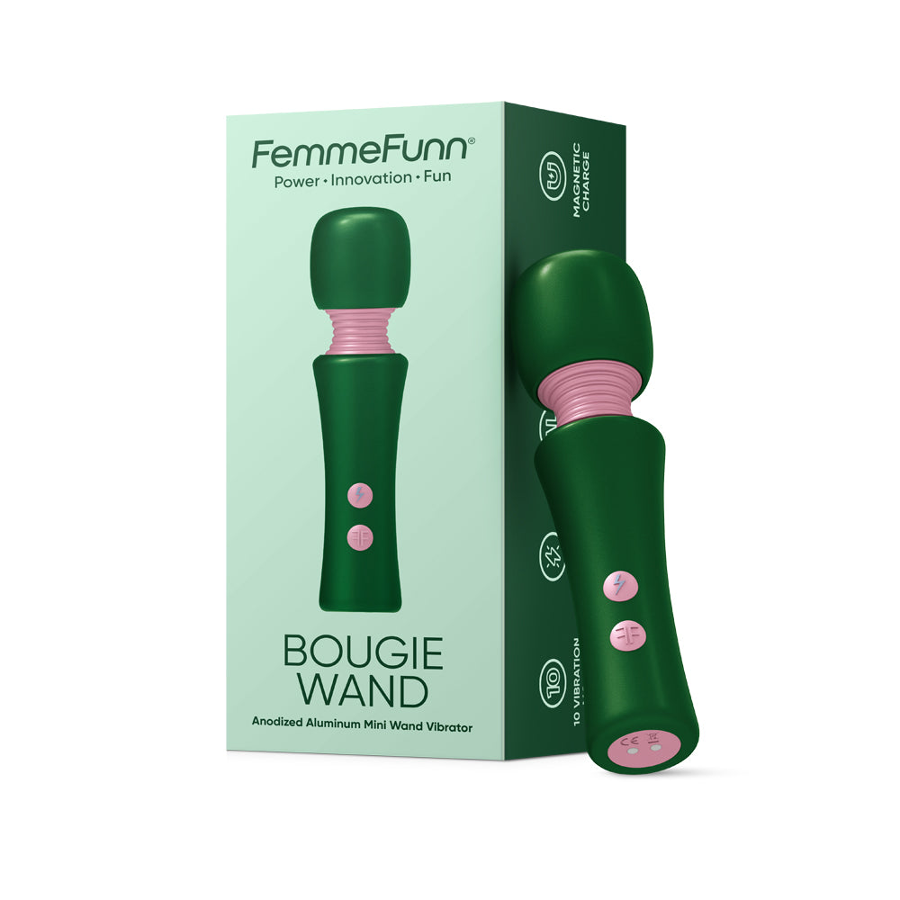 Femmefunn Bougie Wand Green | 663546907099 | Discreet Personal Wellness