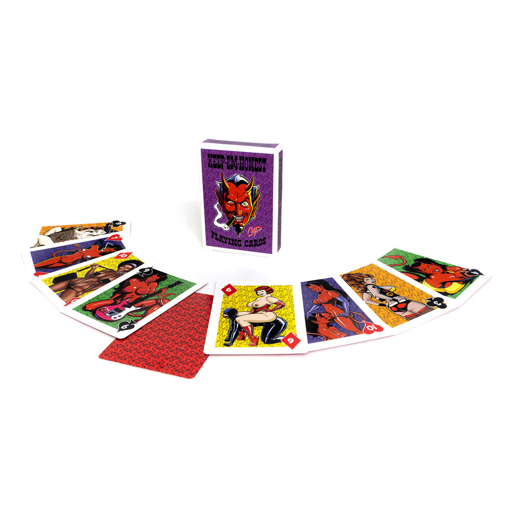 Coop&rsquo;s Keep-Em-Honest Playing Cards | 665752708286 | Discreet Personal Wellness