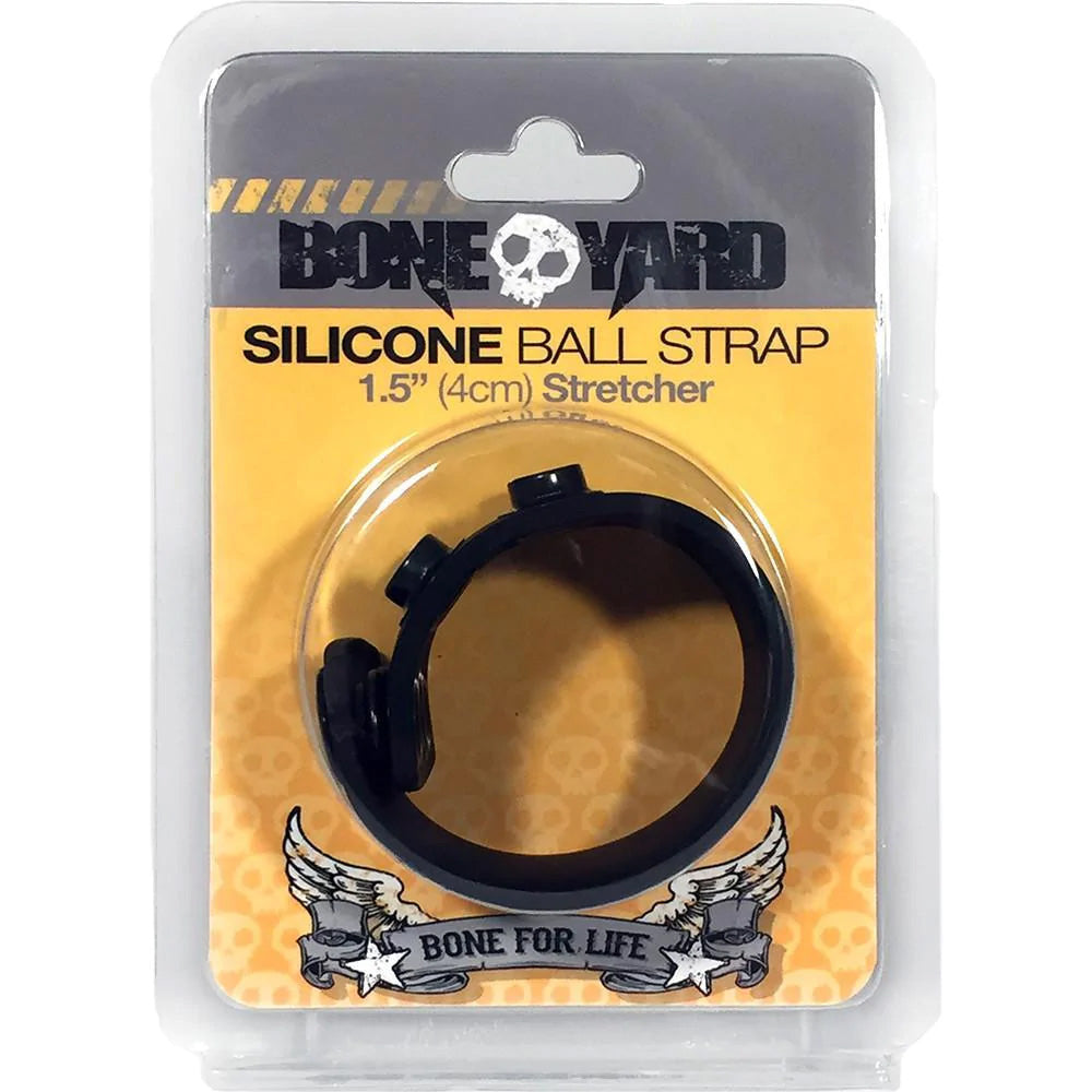 Boneyard Ball Strap Black | 666987003108 | Discreet Personal Wellness