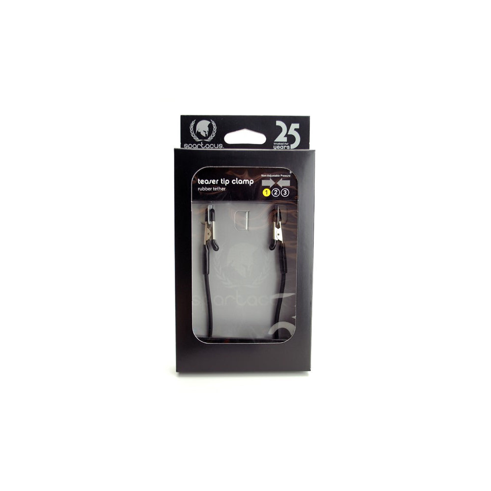 Teaser Jaw Clamp W/ Rubber Tether End | 669729200155 | Discreet Personal Wellness