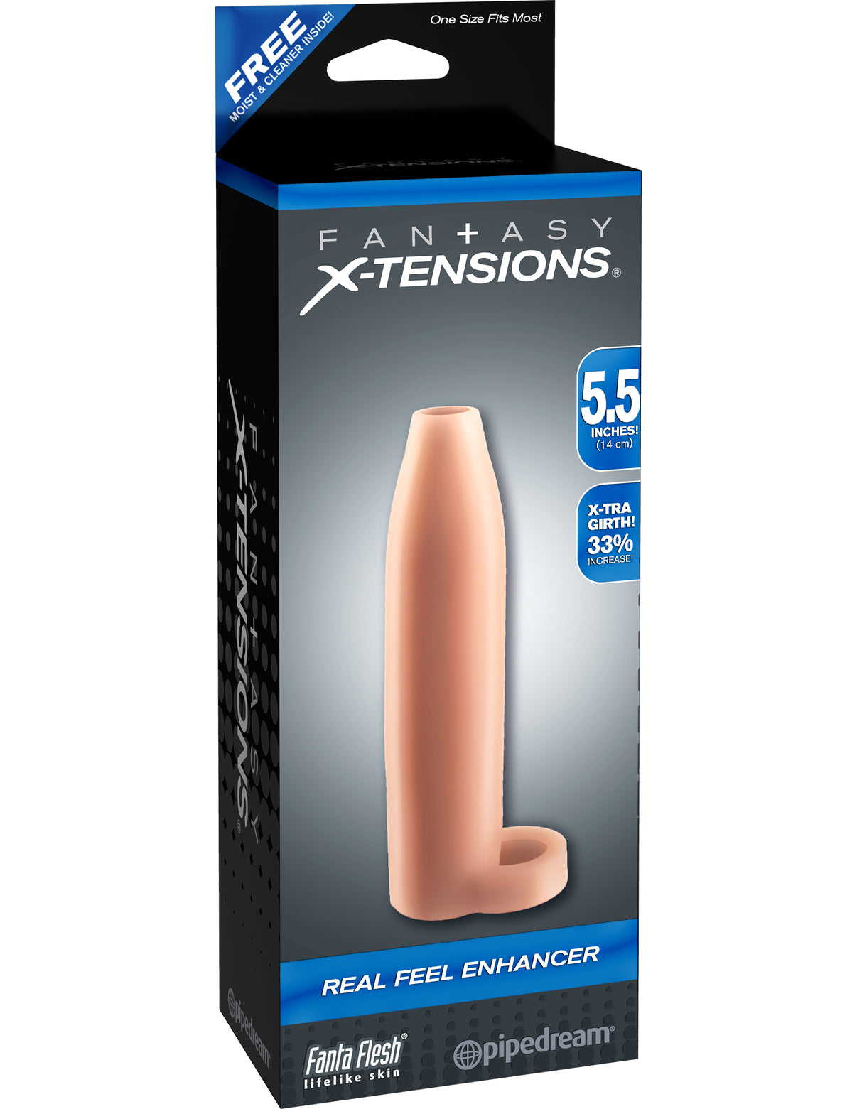 Fantasy X-Tensions Real Feel Enhancer - Flesh | 603912346466 | Discreet Personal Wellness