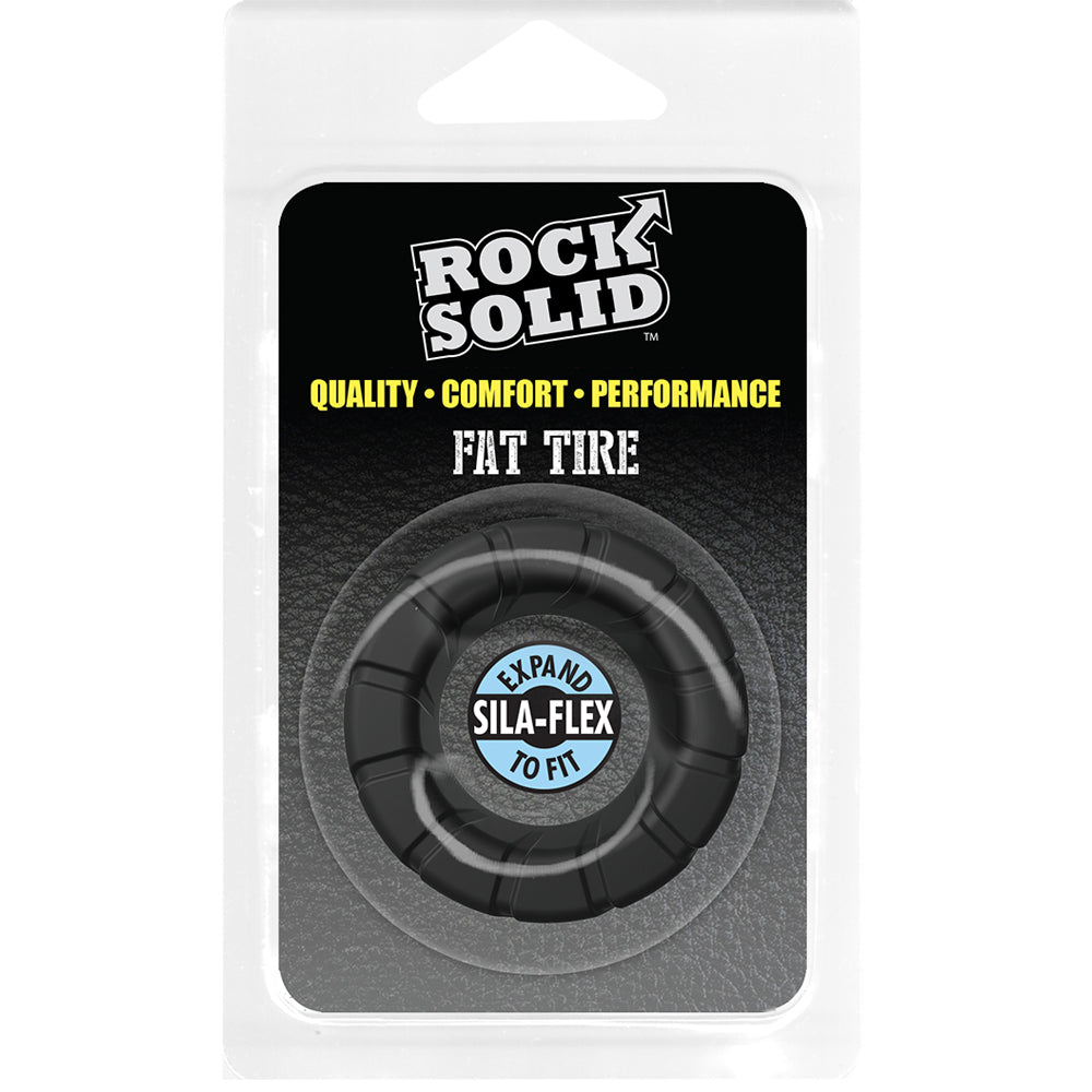 Rock Solid Fat Tire Black | 6768903842137 | Discreet Personal Wellness