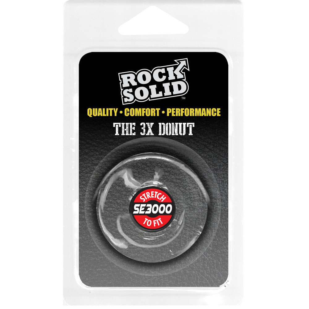 Rock Solid Donut 3X Clear | 6768903842502 | Discreet Personal Wellness