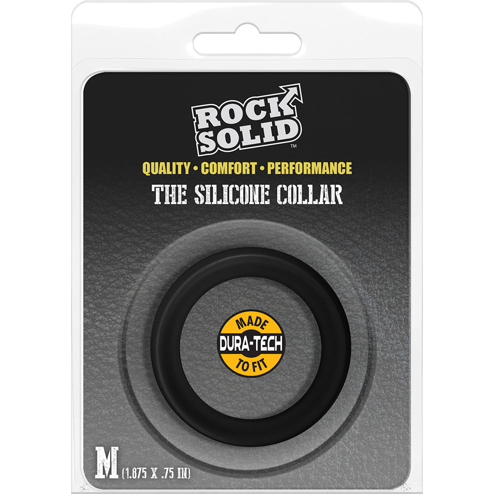 Rock Solid Collar Medium Black | 6768903843202 | Discreet Personal Wellness
