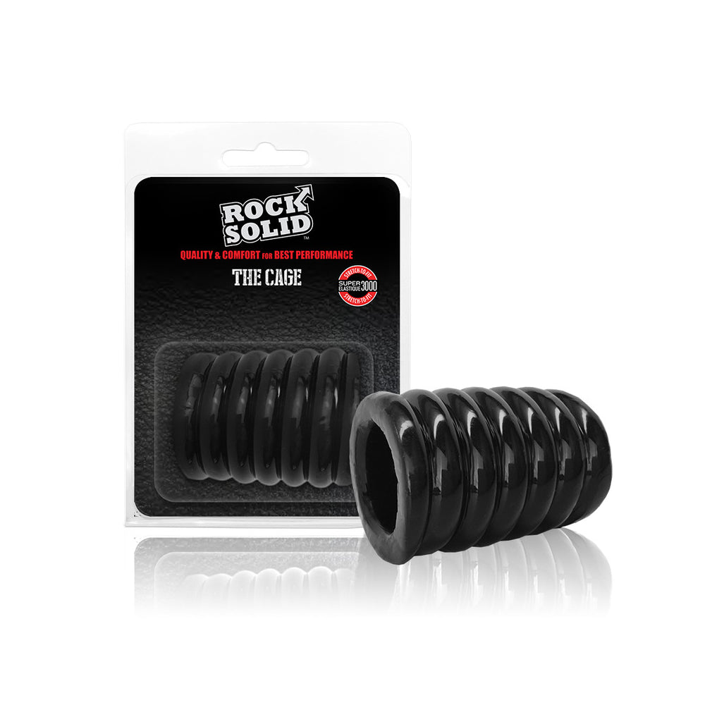 Rock Solid Penis Cage Black | 6768903844056 | Discreet Personal Wellness